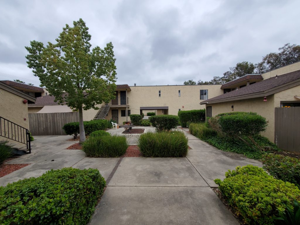 Daisy Hill Apartment Complex courtyard